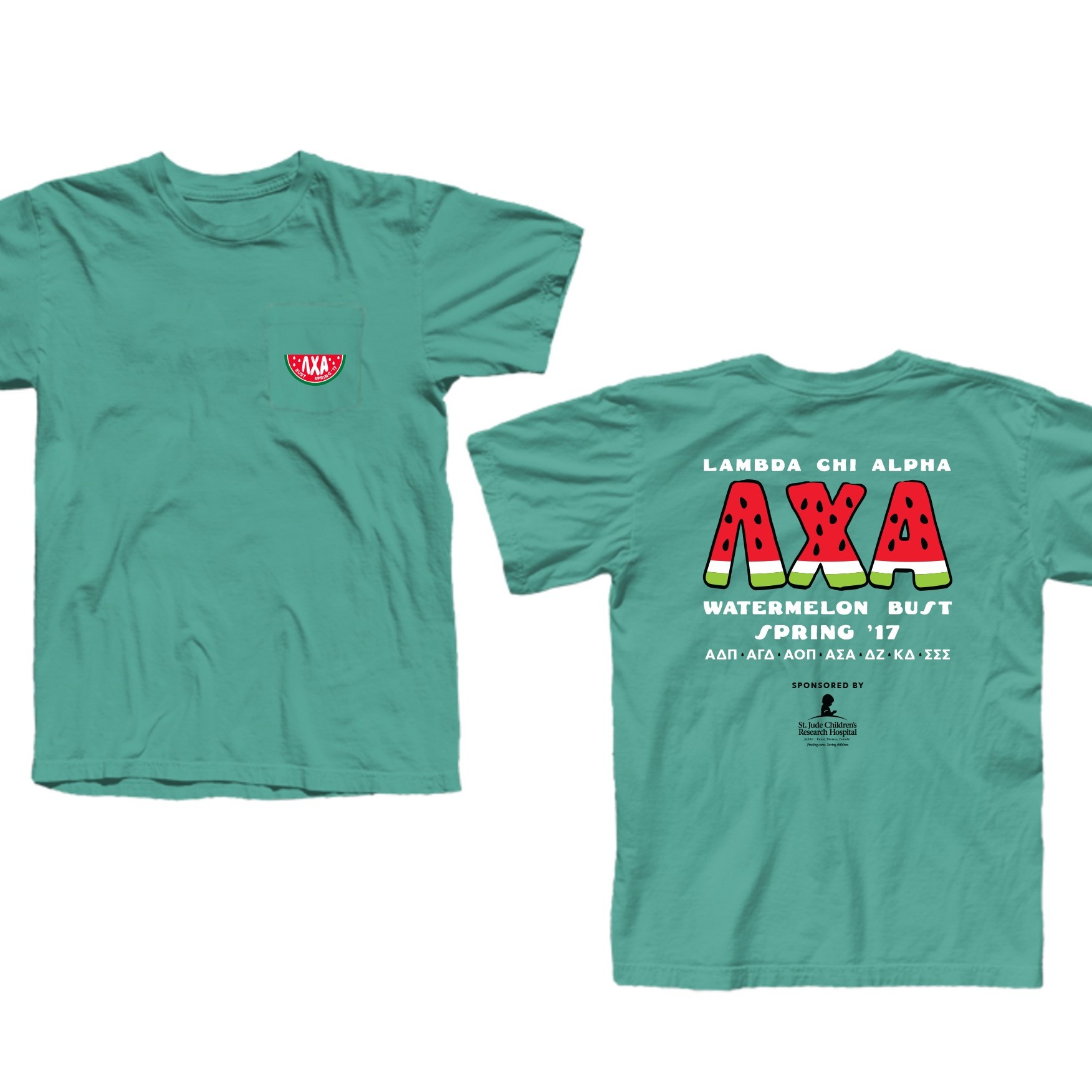 Lambda chi alpha watermelon bust