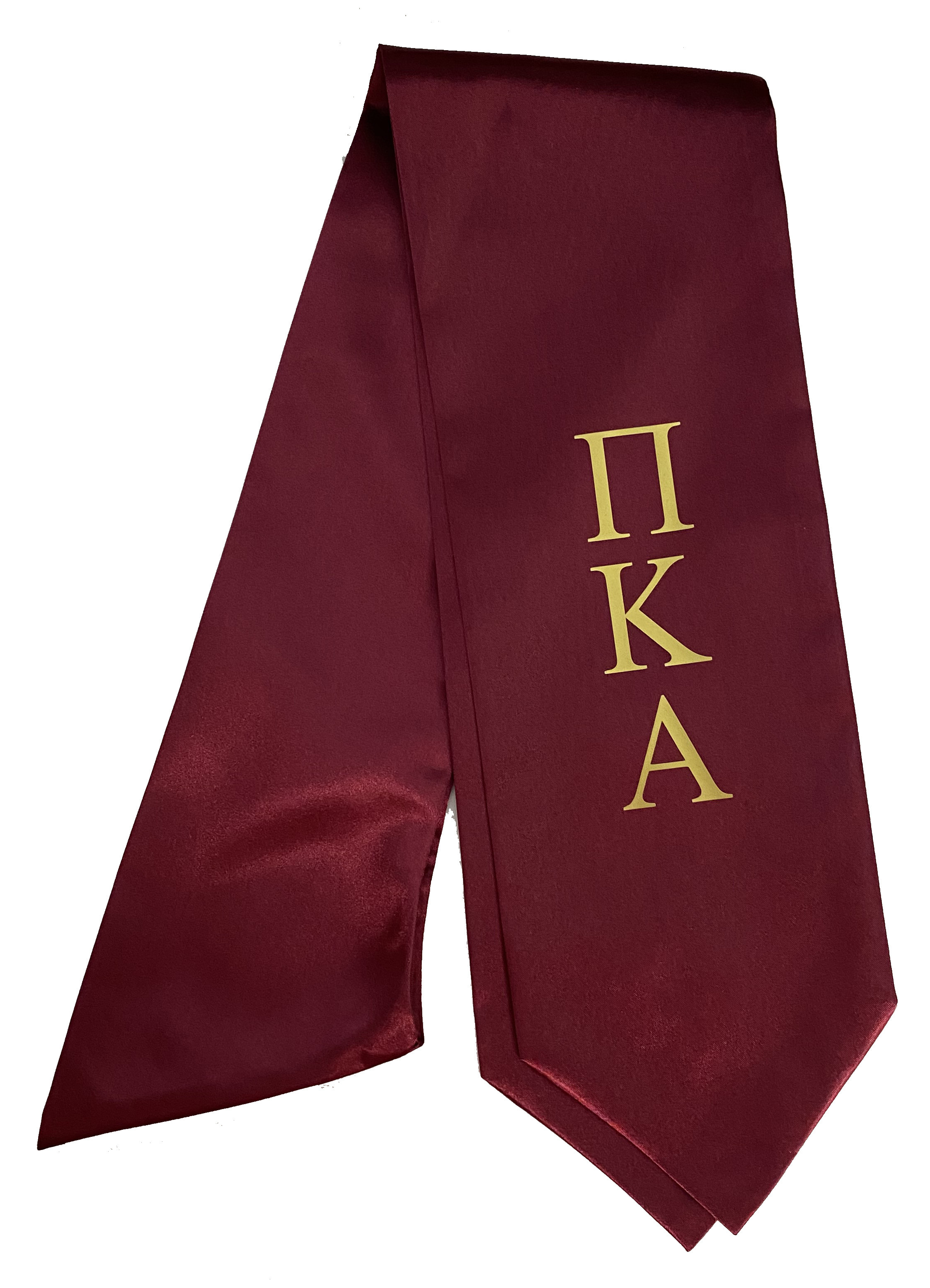 Pike Greek Letter Silk Tie