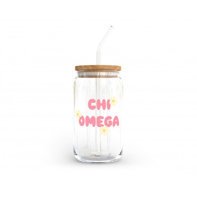 Chi O Creations Retro Bloom Glass Cup