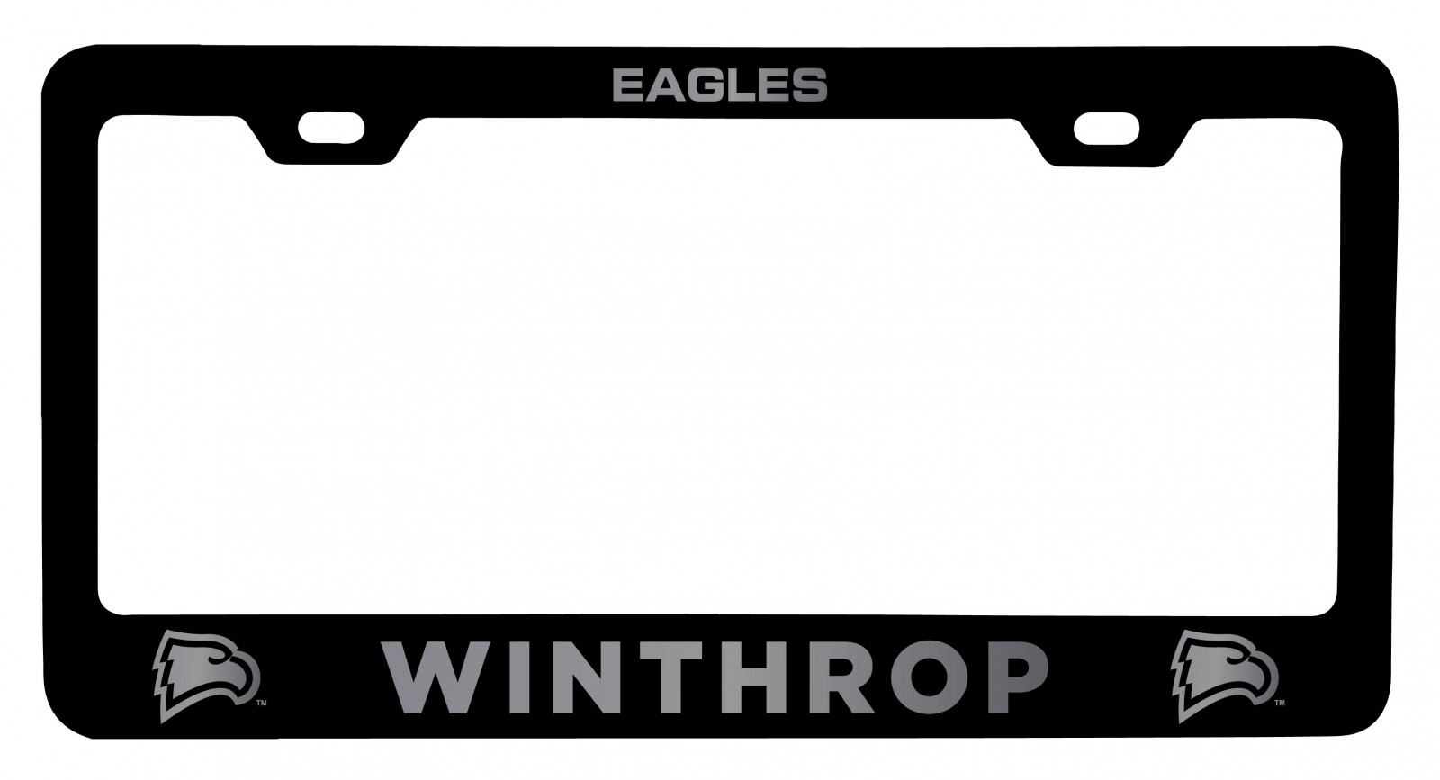 Shop Winthrop Eagles Laser Engraved Metal License Plate Frame