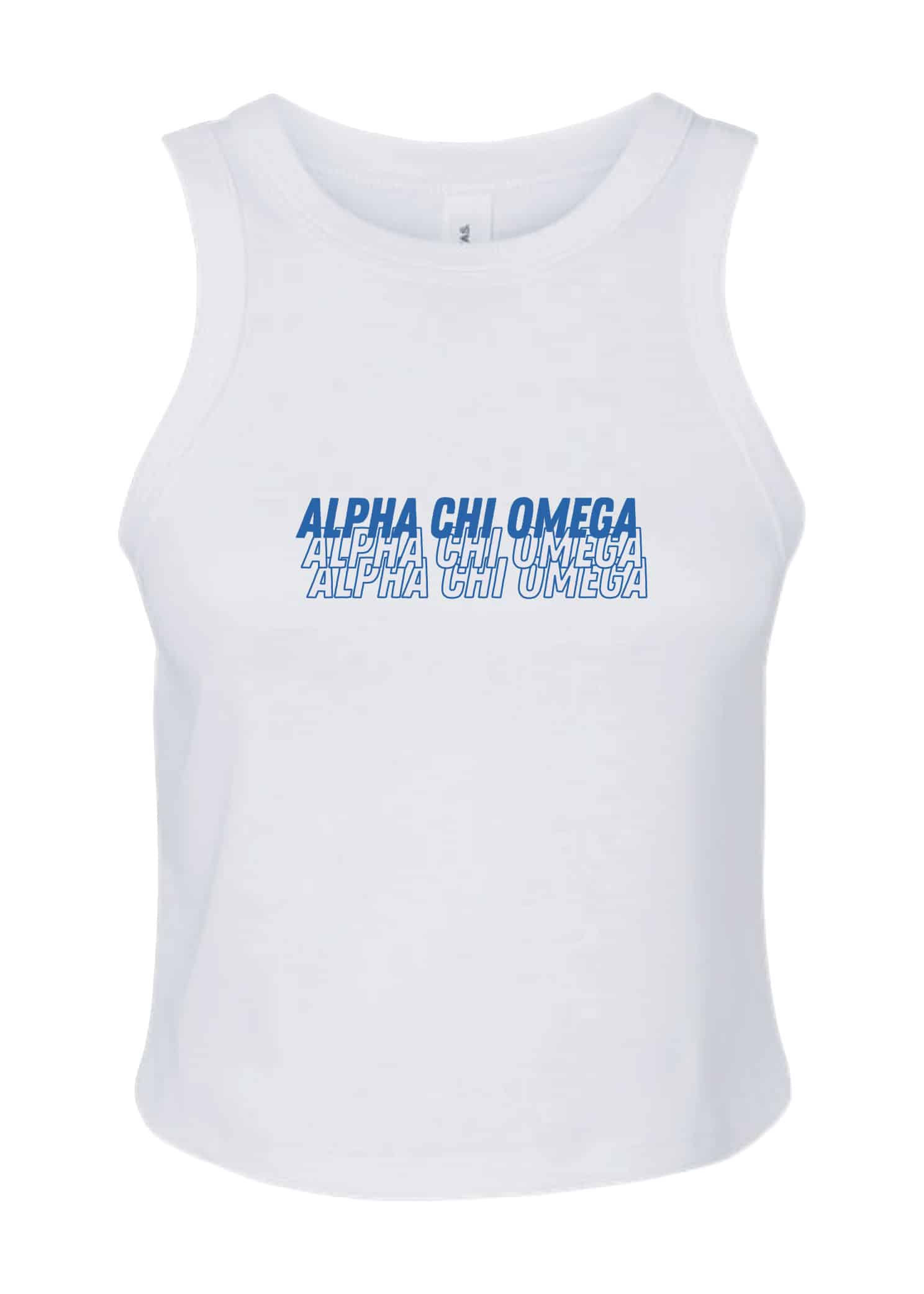 I'm an Alpha Chi Omega Kind Of Guy Bella + Canvas Tank Top Shirt