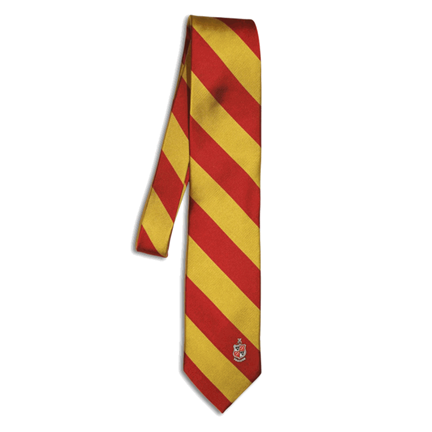 Sale! Delta Chi Gold and Red Striped Silk Tie / Delta Chi