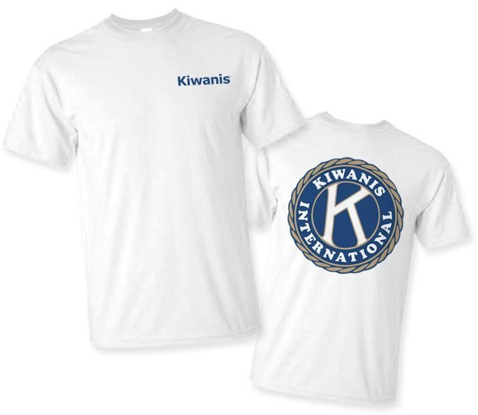 Kiwanis International World Famous Tee 1499 White 7491