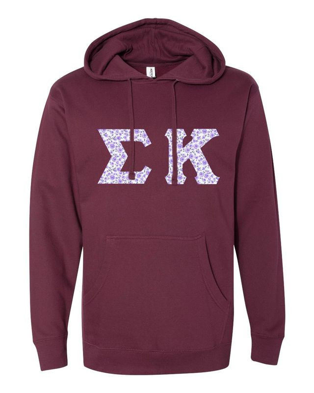 sigma kappa letter sweatshirts