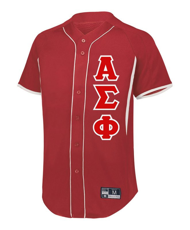 Sigma Pi New Era Graphite Baseball Jersey M / Sigma Pi