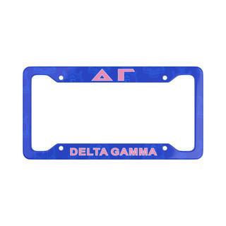 Omega Psi Phi/Zeta Phi Beta Split License Plate Frame - Omeg