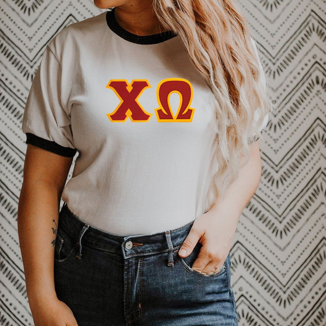 Chi O Creations Discount - Lettered Ringer Shirt