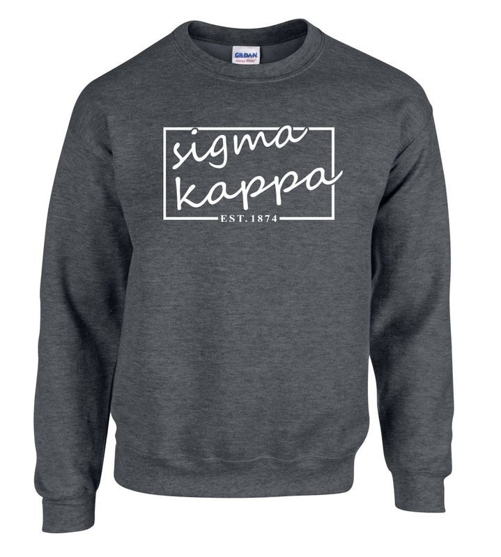 sigma kappa crewneck