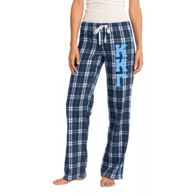 Shop Kappa Kappa Gamma Pajamas - Flannel Plaid Pant