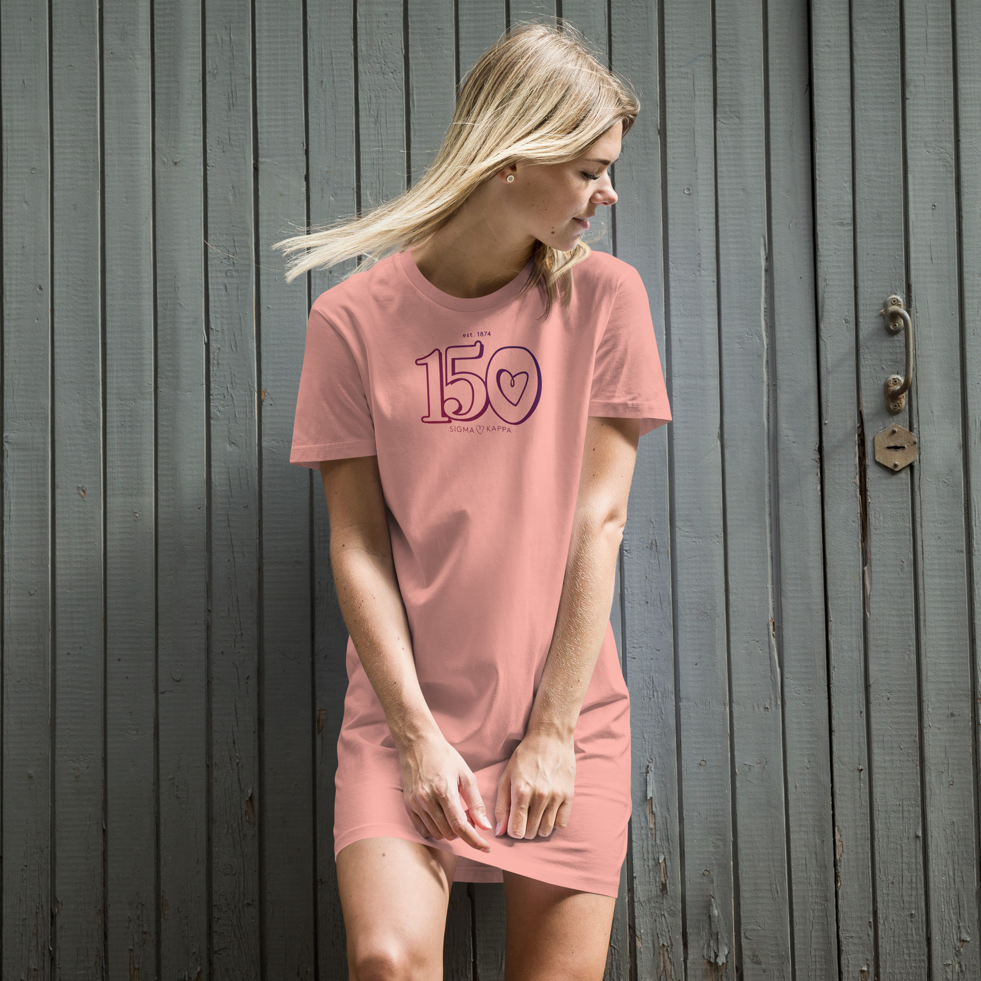 Shop Sigma Kappa 150th Anniversary T-Shirt Dress