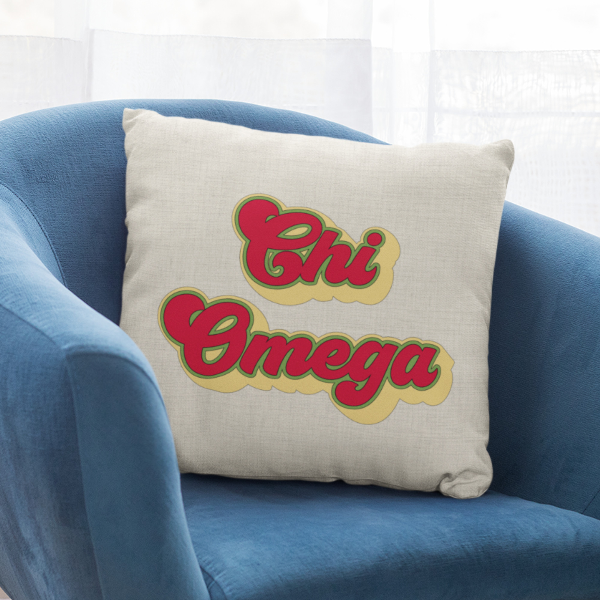 Chi O Creations Throw Pillow