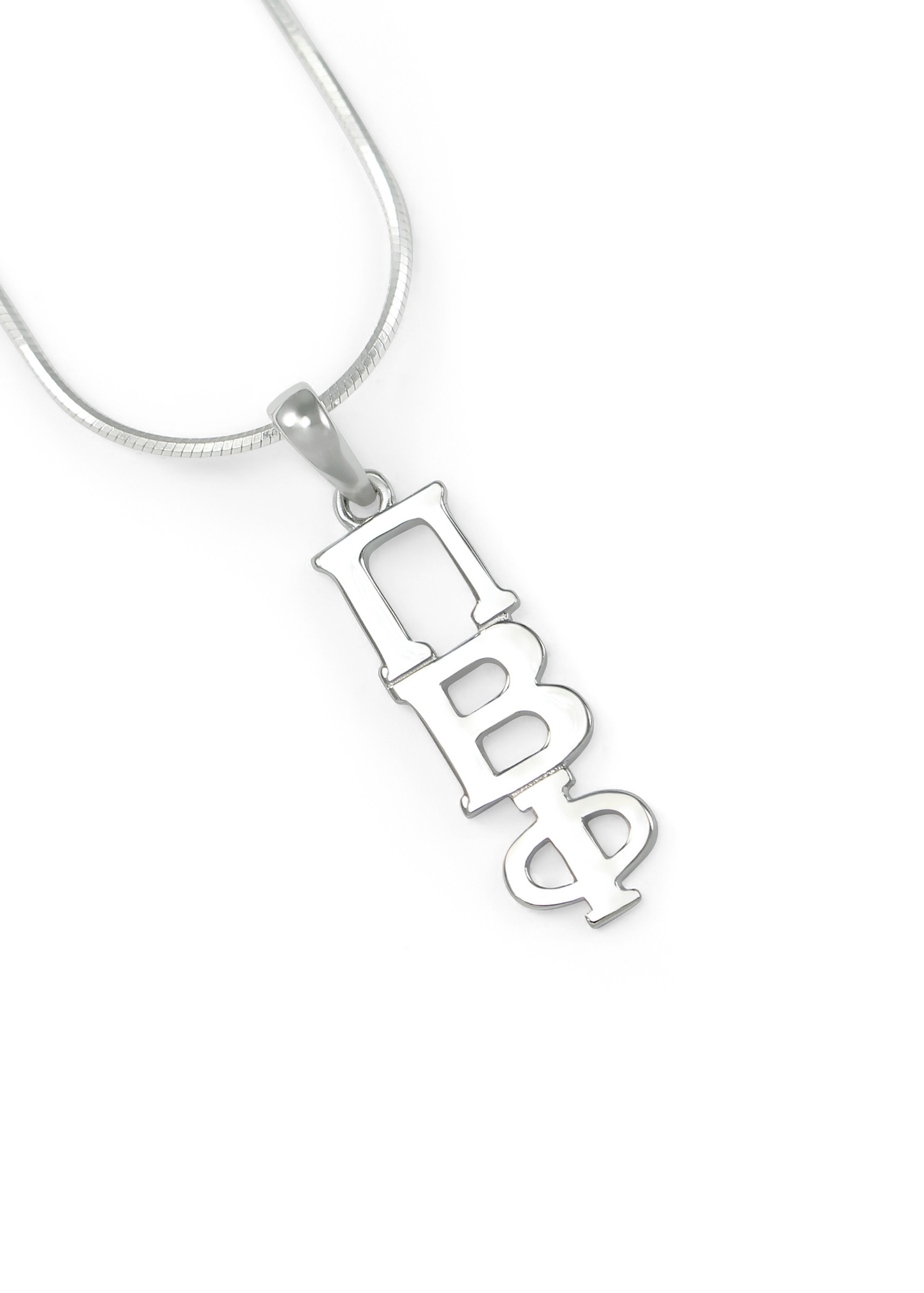 Pi Kappa Alpha Sterling Silver Lavaliere Pendant - The Collegiate