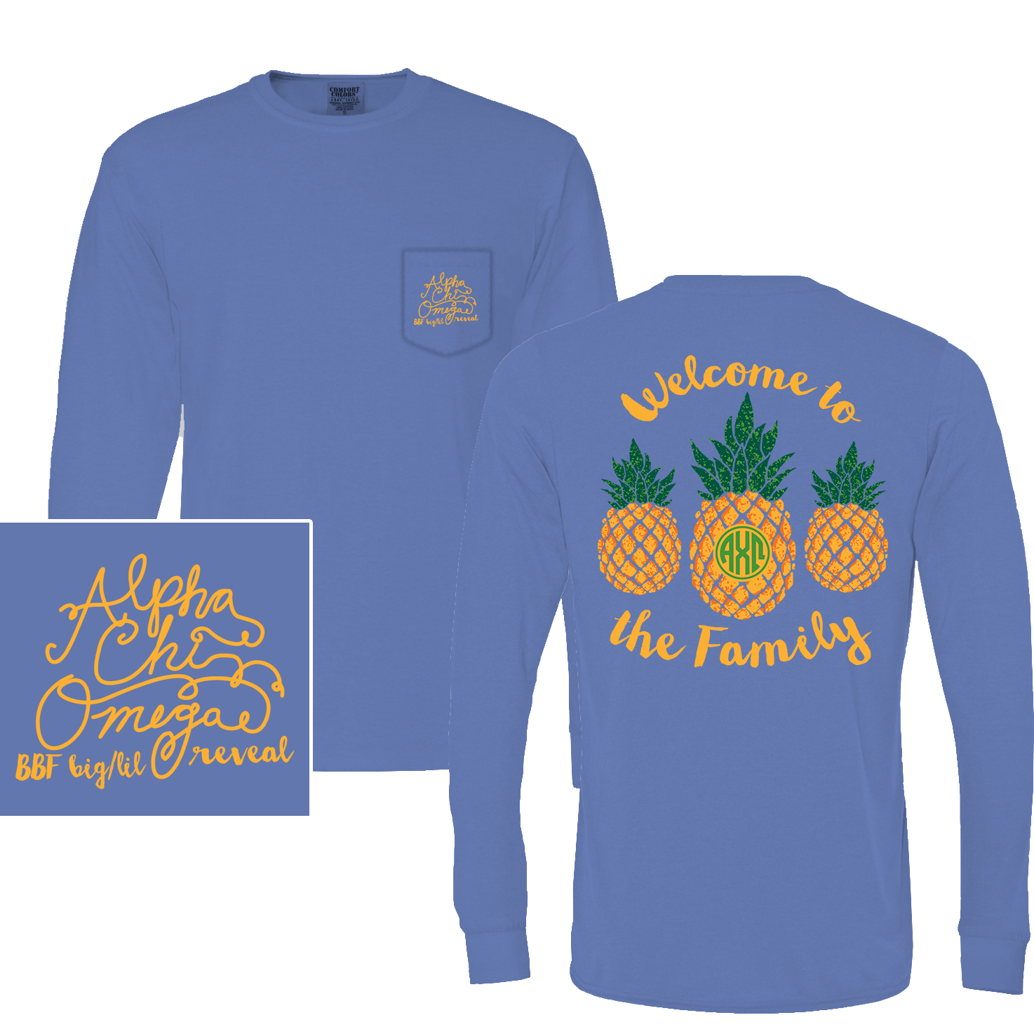Alpha Chi Omega to the Family Shirts