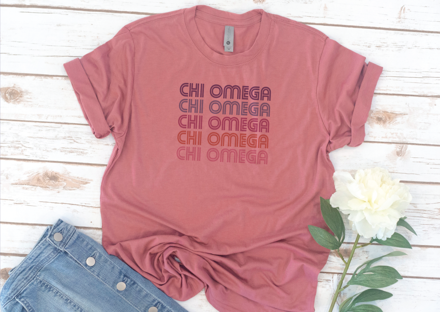 Chi O Creations Ombre List Tee