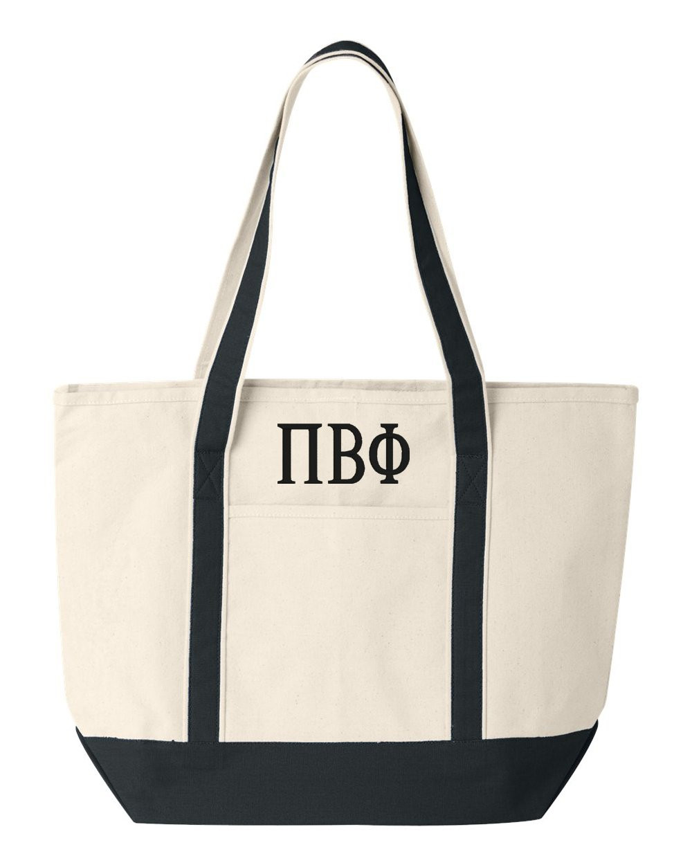 Shop Pi Beta Phi Large Canvas Tote Bag