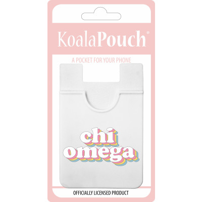Sorority Shop Alpha Chi Omega - Koala Pouch - Logo Design, Adhesive Cell  Phone Wallet