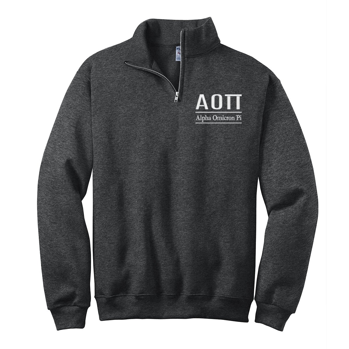 Shop AOII Quarter Zip Pullover