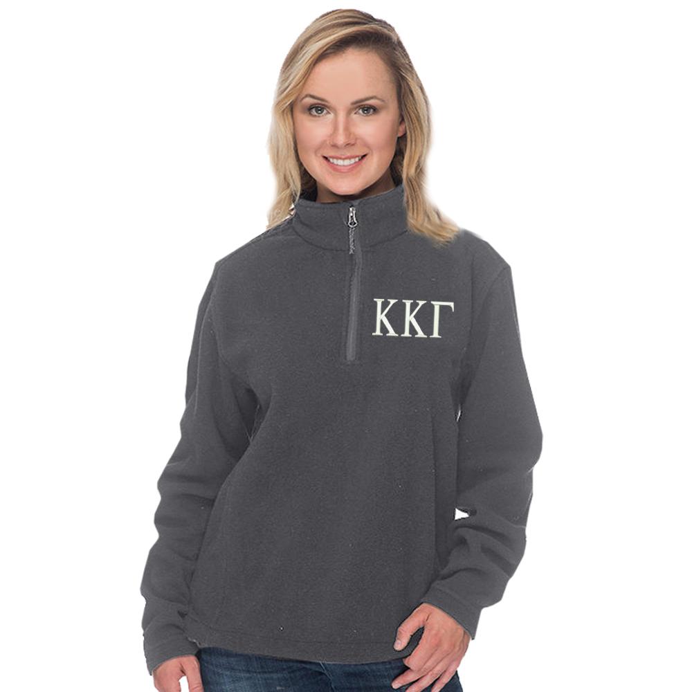 Kappa Kappa Gamma Quarter Zip Pullover Sweatshirt