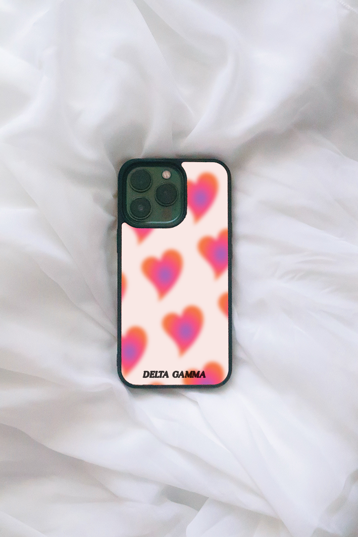 Shop Delta Gamma Aura Hearts iPhone case