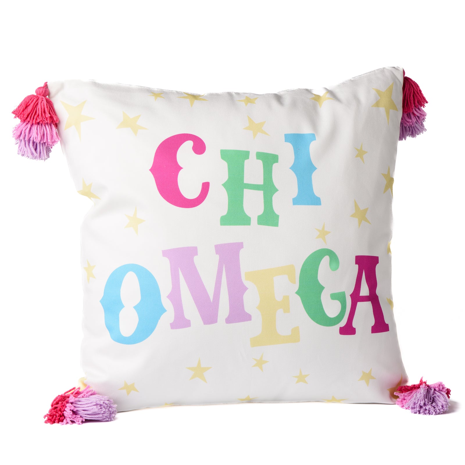 Alpha Chi Omega Circle Monogram Pillow – Over The Moon Greek