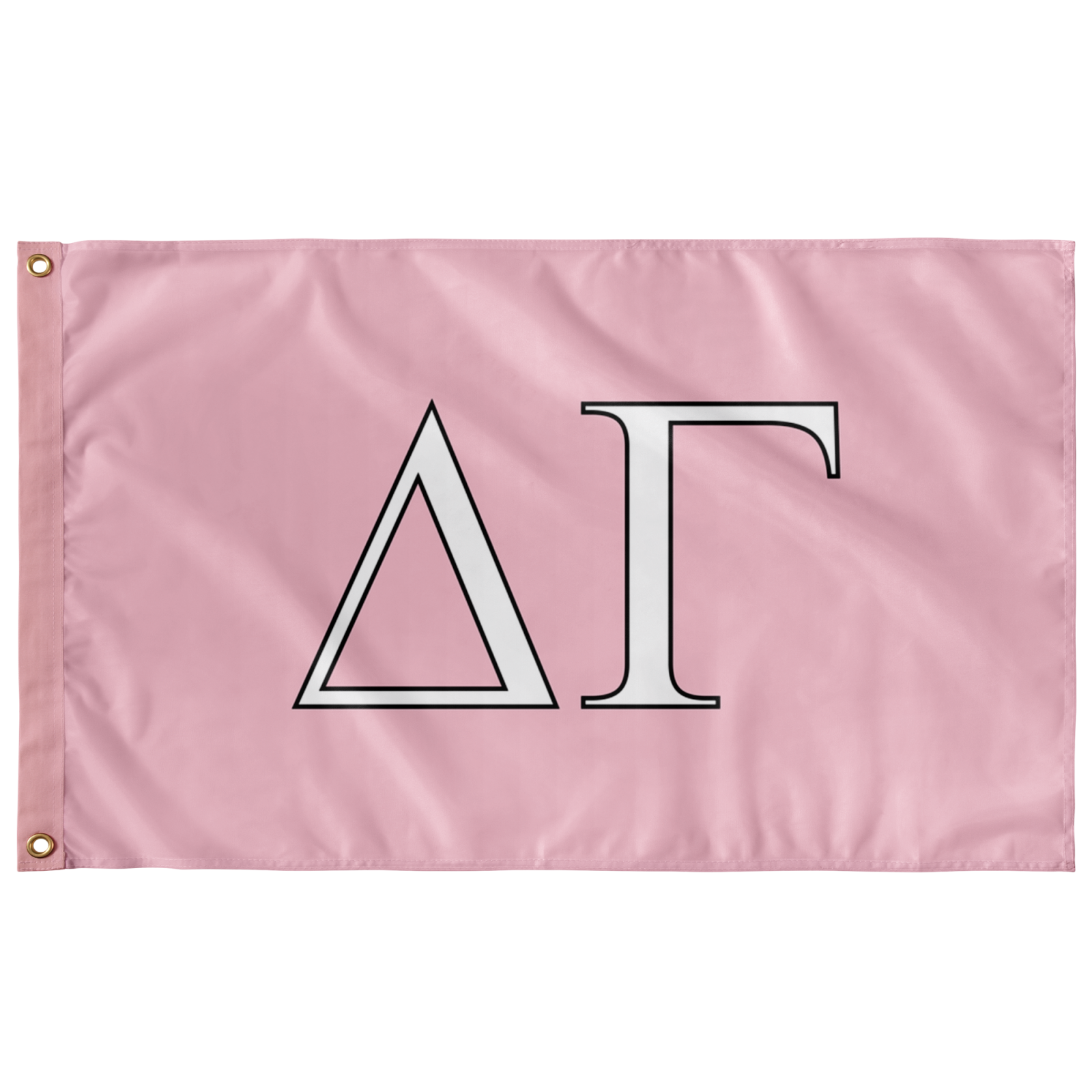 Officially Licensed Delta Gamma Window Decal – 6x3 Inch Matte Pink Bumper Sticker For Cars & Windows