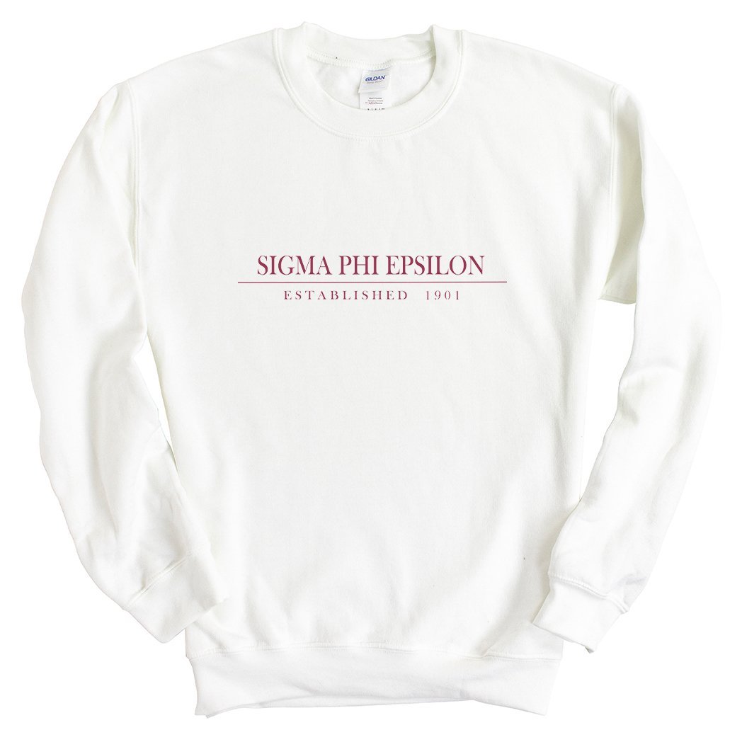 Sigma Phi Epsilon Sweatshirt - Old Fashioned Vintage Crewneck