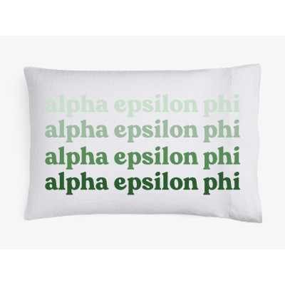 Sorority Shop Alpha Phi Faux Fur Slippers - Embroidered Logo, Anti-Slip Sole, 3 Sizes