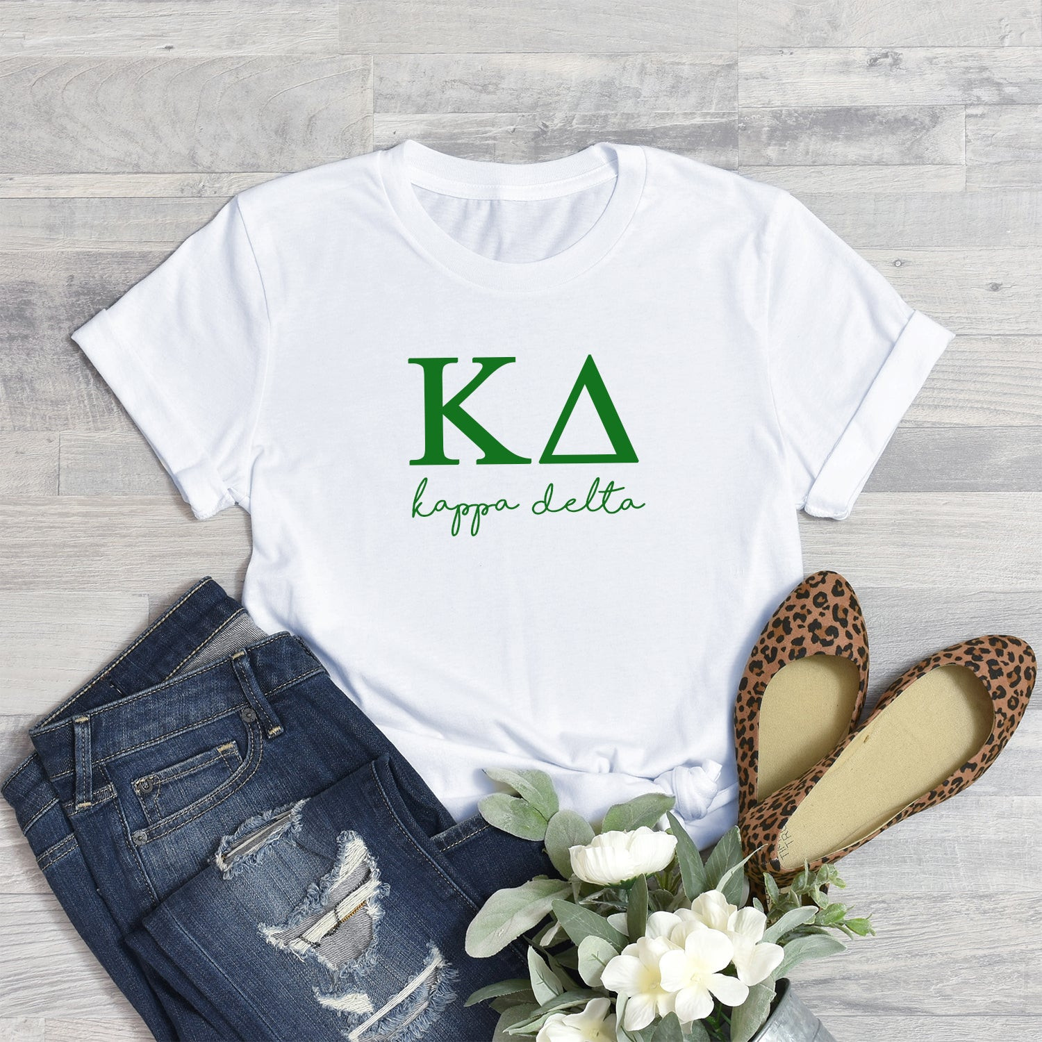 Kappa delta letter shirts best sale