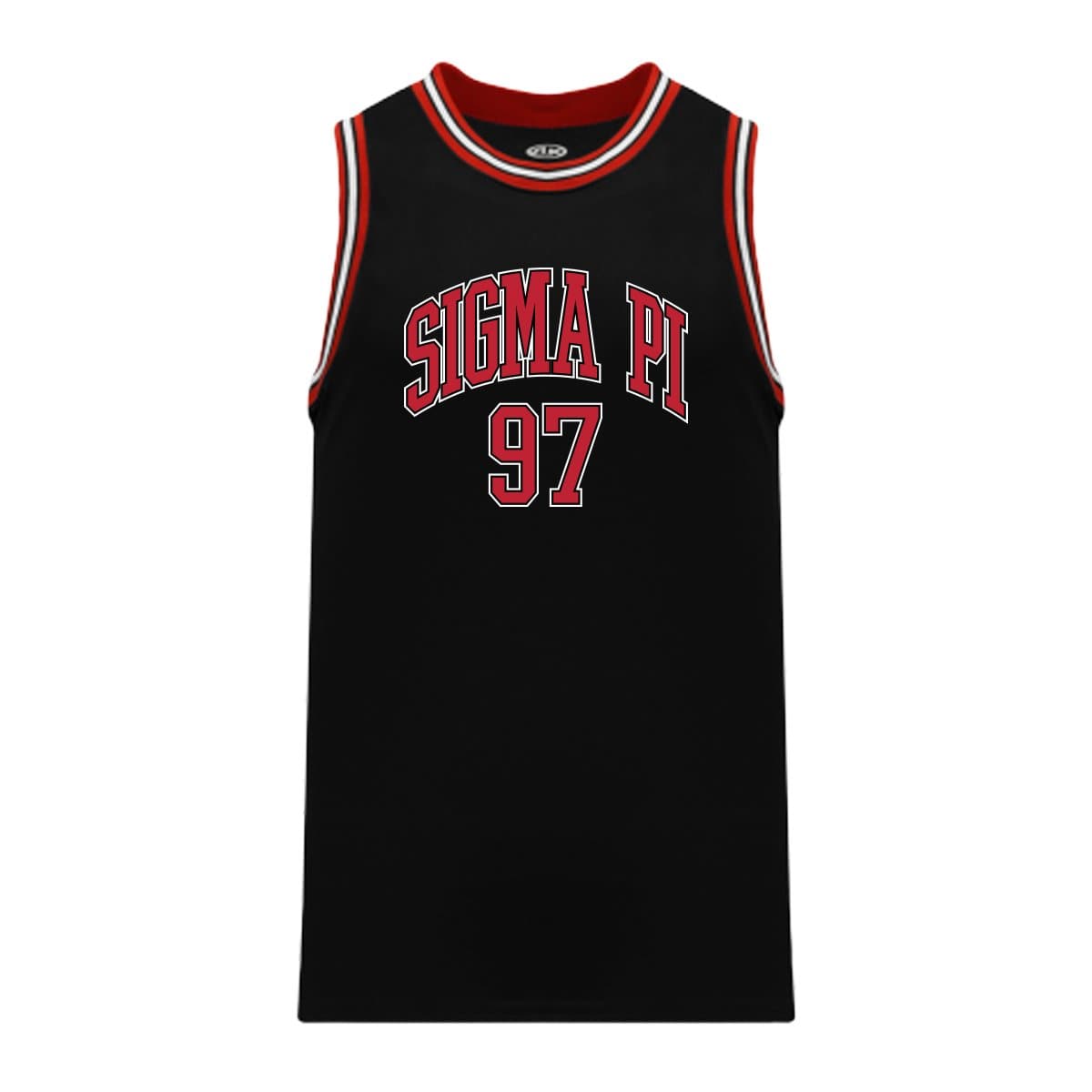 Sigma Pi New Era Graphite Baseball Jersey M / Sigma Pi