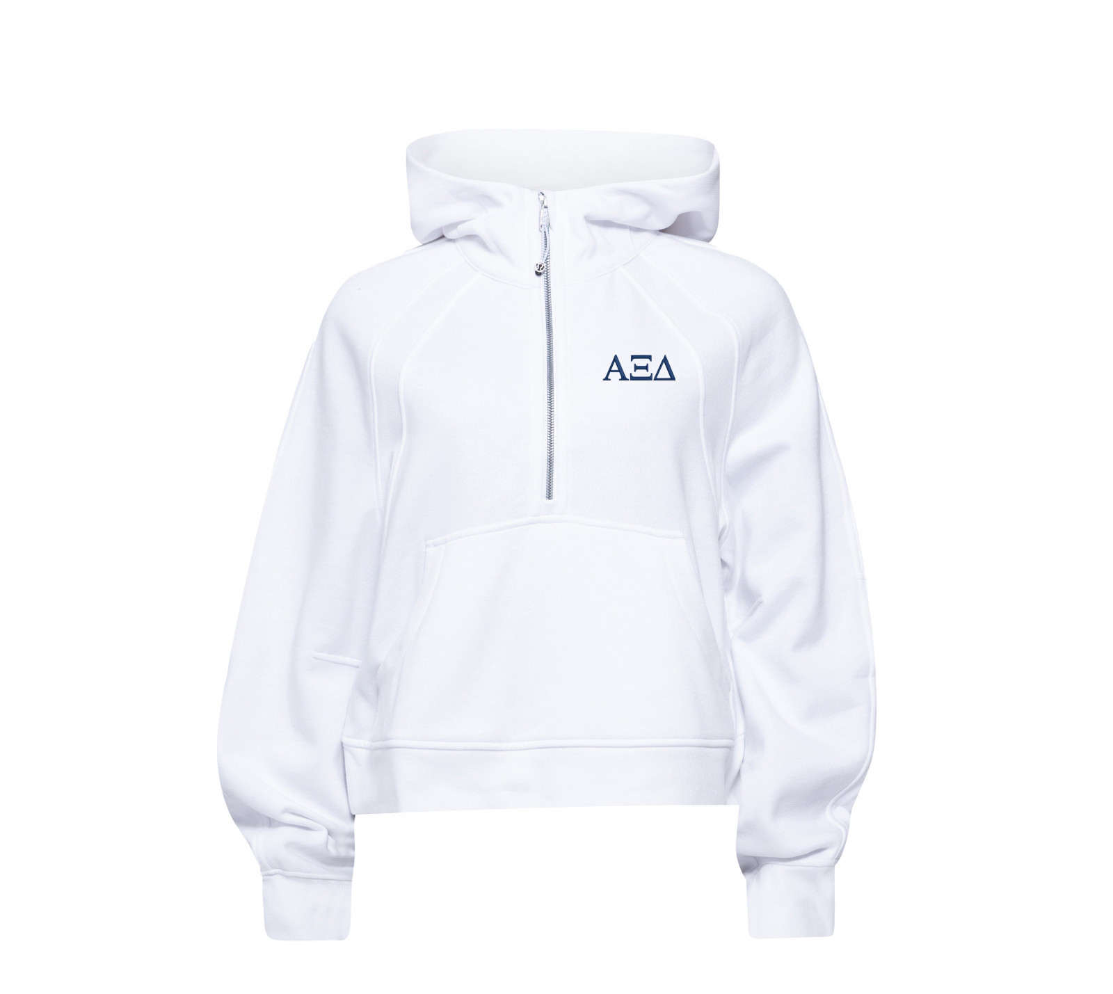 LULULEMON ホワイト スウェット Lululemon Textured Jacquard Crewneck Pullover - Bone / White