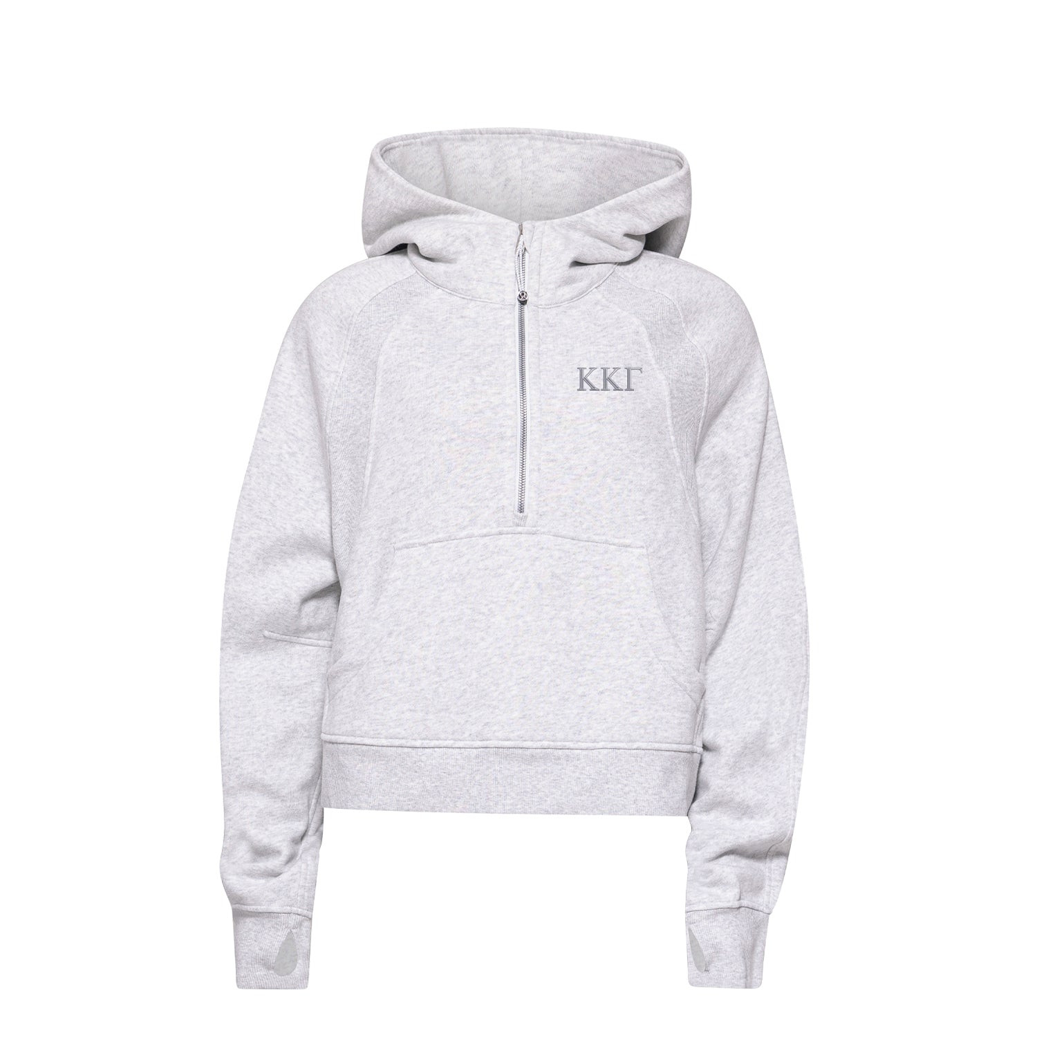 Lululemon scuba グレー ジップアップパーカー md-