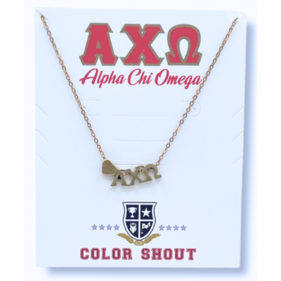 Alpha chi omega discount necklace