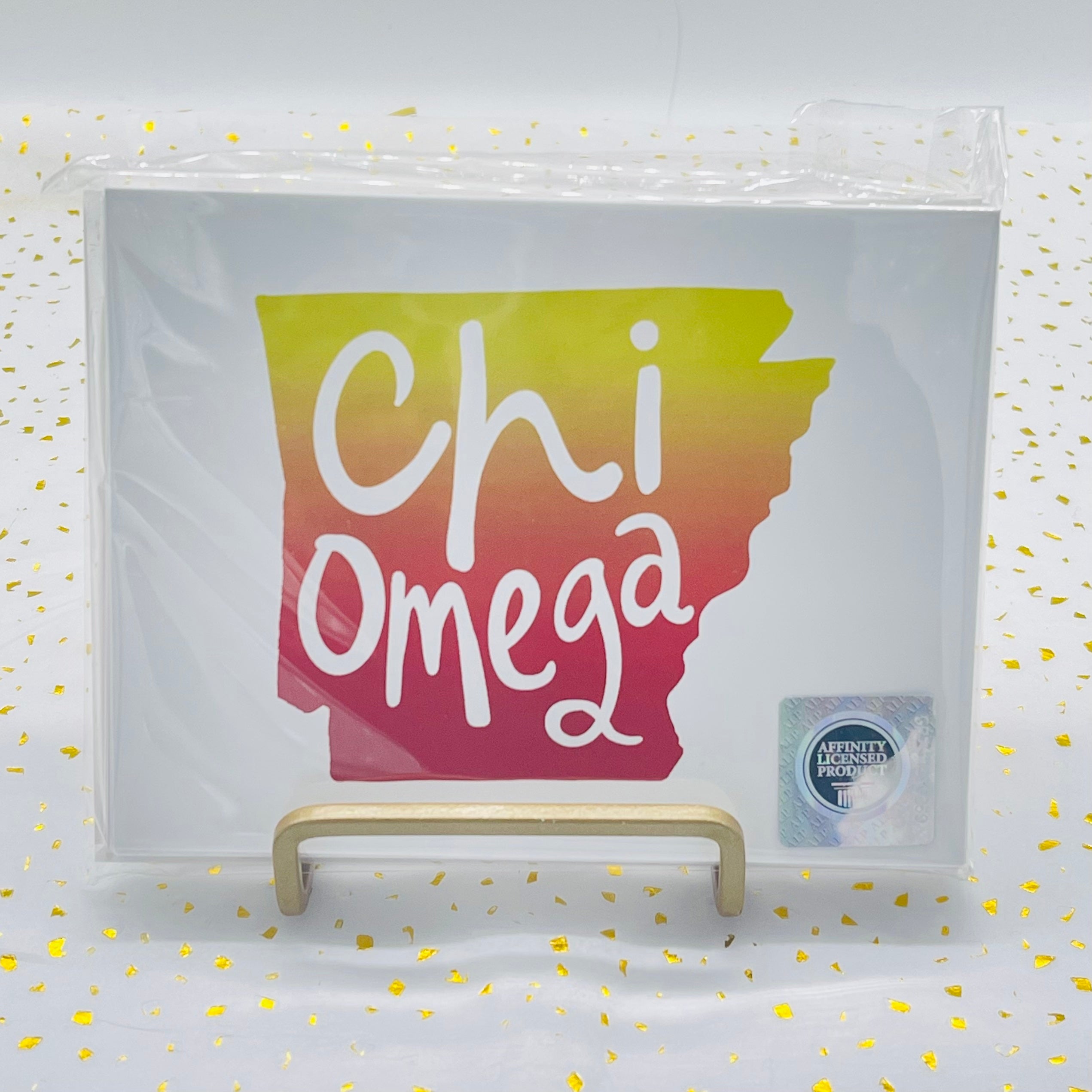 Chi O Creations OMBRE ARKANSAS Notecard Set