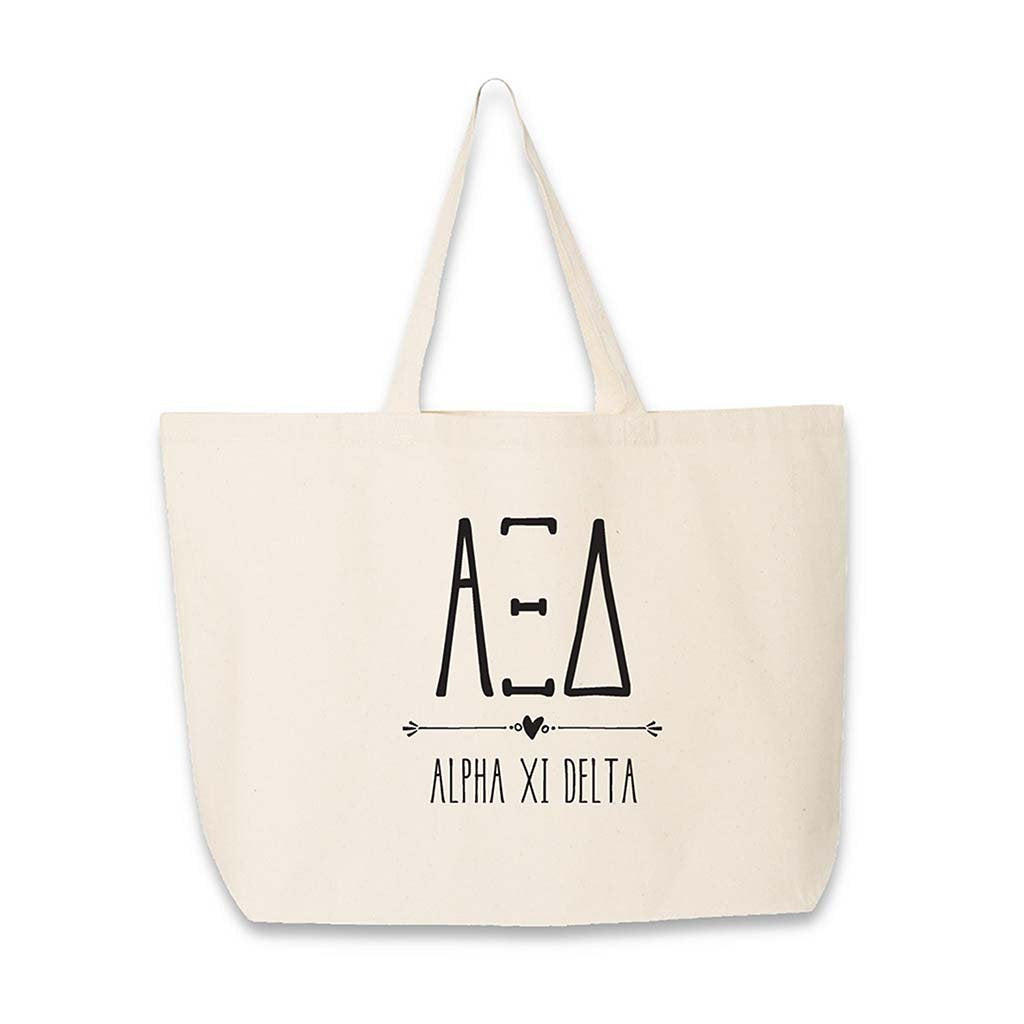 Sorority Canvas Tote