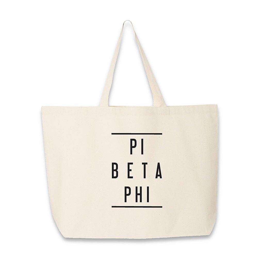 Sorority Canvas Tote