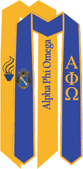 Alpha Phi Omega Graduation Stoles