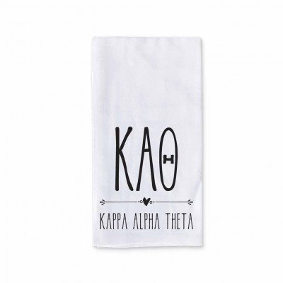 Sweet Home Kappa Alpha Theta Sorority Kitchen Towel