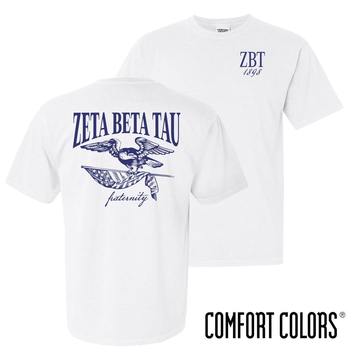 ZBT Shop ZBT Freedom White Short Sleeve Tee