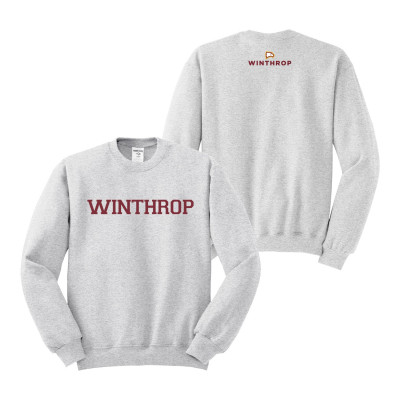 Men's Alternative Apparel White Winthrop Eagles Keeper Long Sleeve T-Shirt