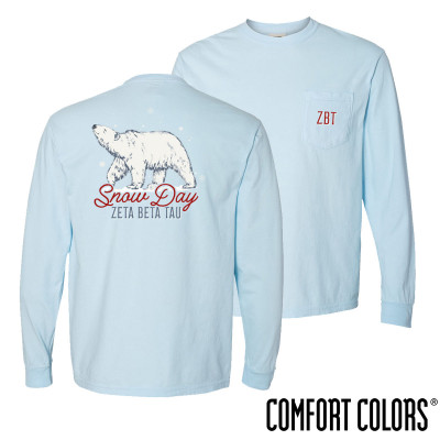 Zeta Beta Tau - Blue Cream Hockey Jersey