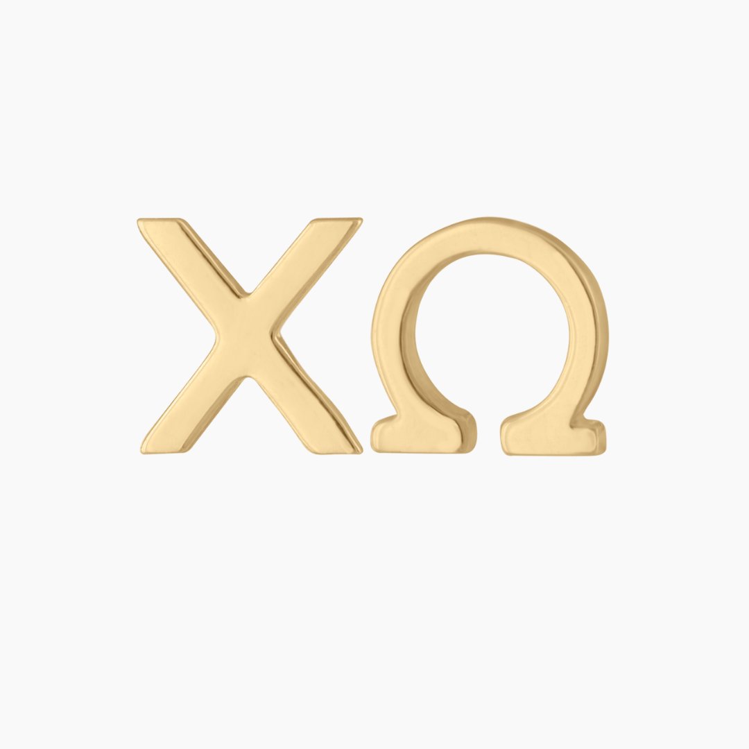 Chi O Creations 14k Gold Chi O Earrings