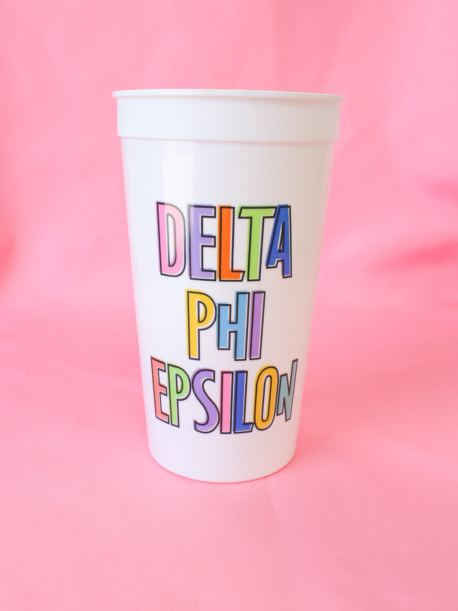 Clear Stadium Cups Greekgear Pi Kappa Phi PI PHI Big Plastic Stadium ...