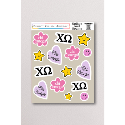 Chi O Creations Sticker Sheet #8