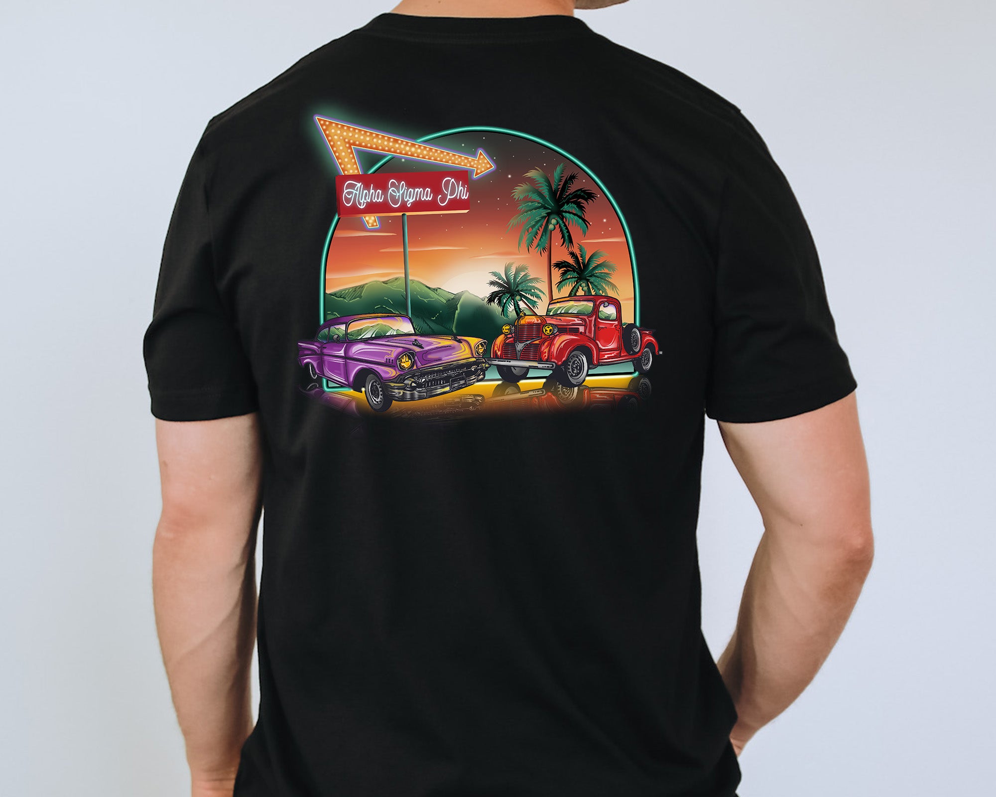 Alpha Sig Shop - Alpha Sigma Phi Vintage Retro Fraternity T