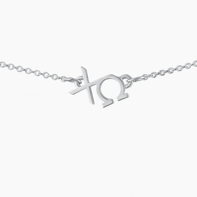 o.　CHIEKO + necklace ΧΩ Chi Omega Necklace – EP JEWELS