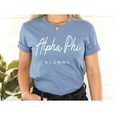 Alpha Phi - Football Jersey with Glitter – Greek Apparel and Hobbies