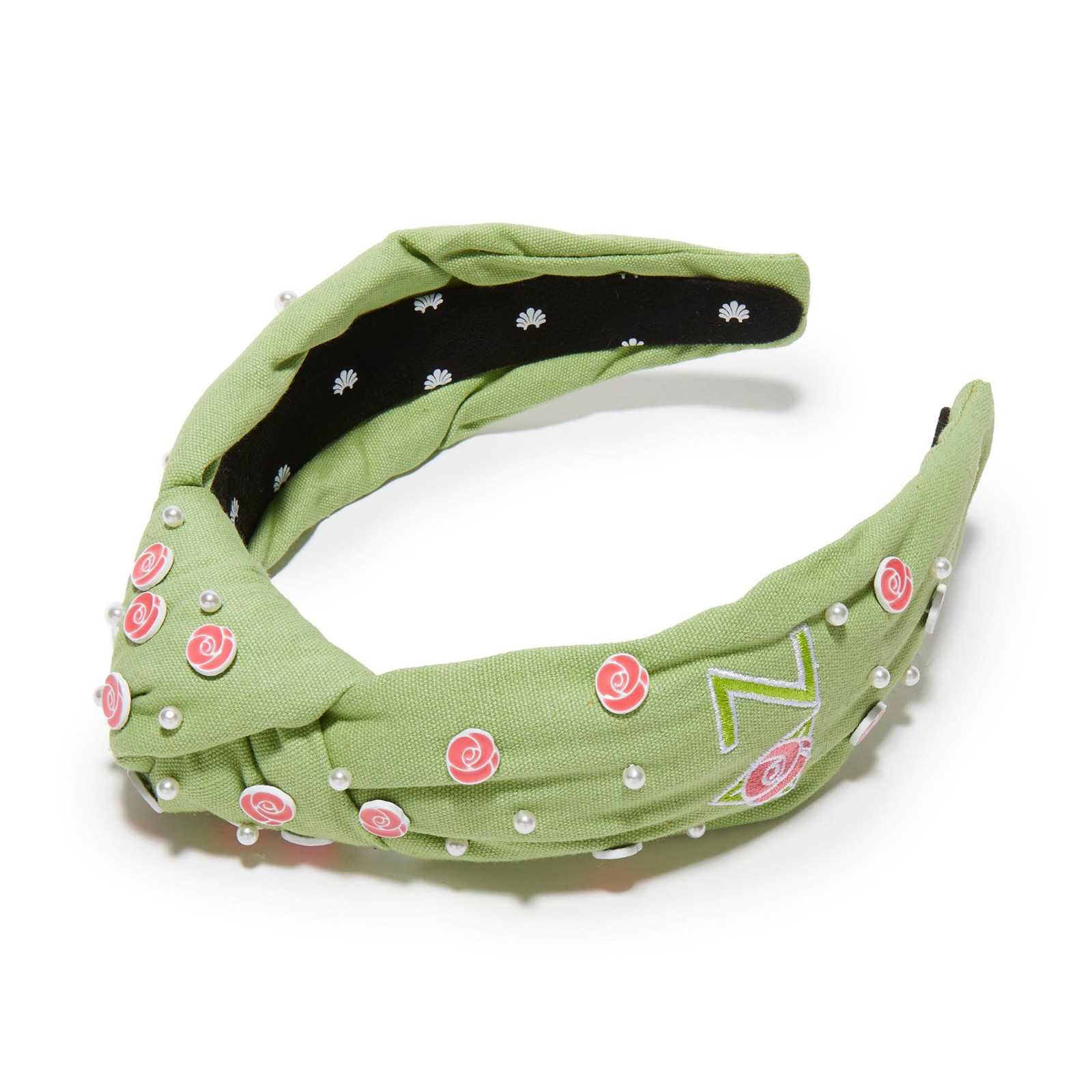 Lele Sadoughi Green Headband Alpine Velvet Knotted Headband | Lele Sadoughi main image 3
