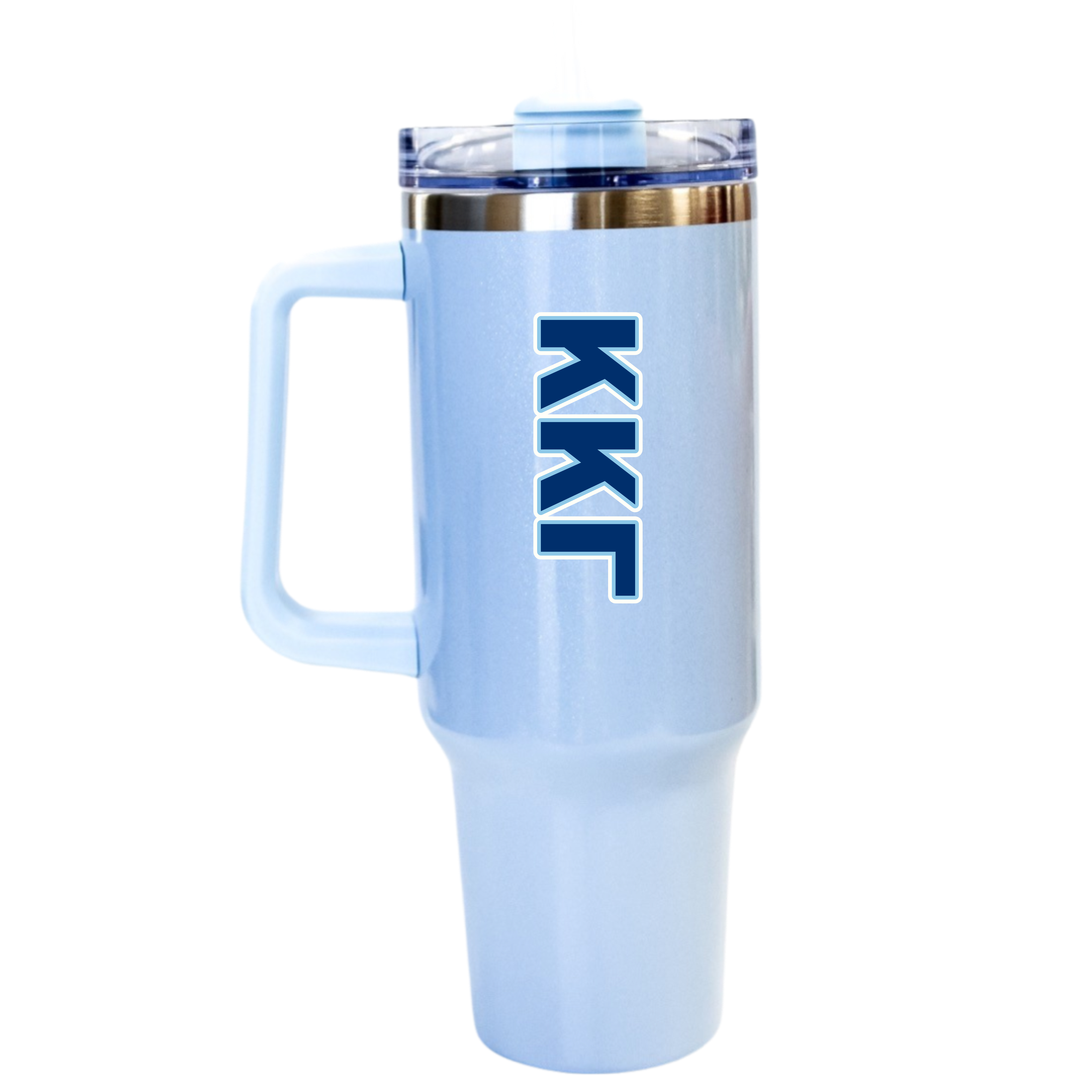 Kappa Kappa Gamma 40oz Stainless Steel Tumbler with Handle – SororityShop