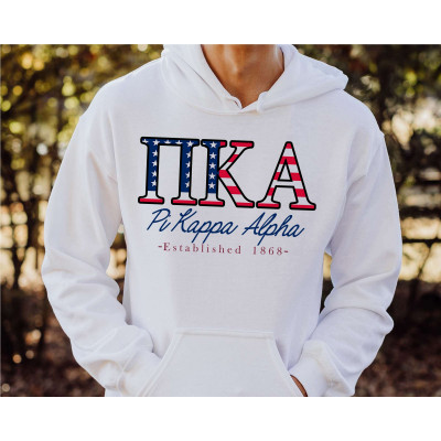 The Pike Store Patriotic Fraternity Hoodie 39468g