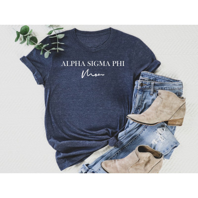 Alpha Sig Shop - Alpha Sigma Phi Vintage Retro Fraternity T